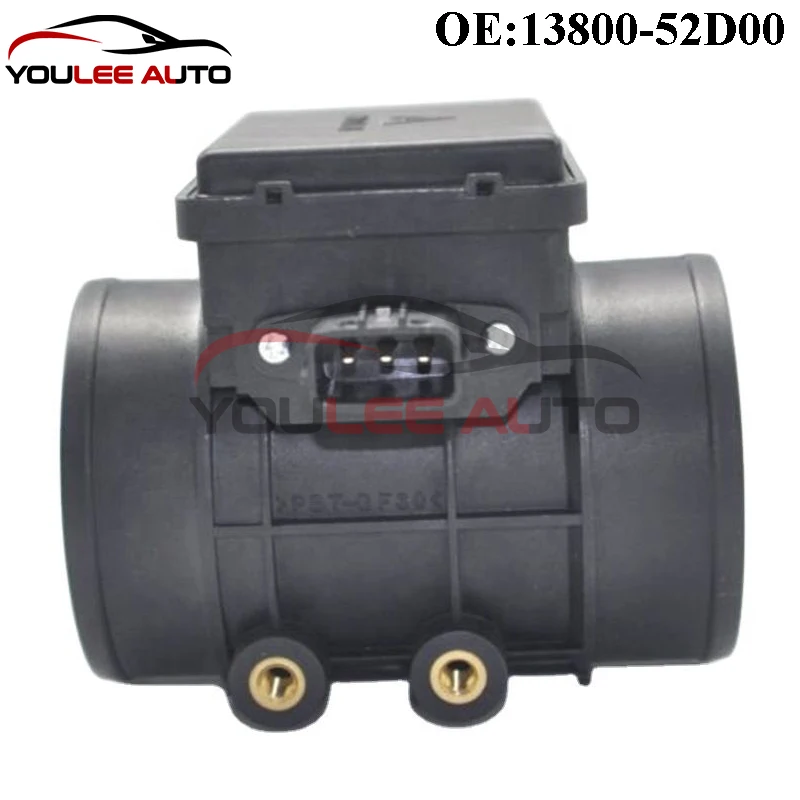 

New 13800-52D00 1380052D00 E5T53371 13800-52D10 MAF Mass Air Flow Sensor Meter For Suzuki Grand Vitara XL-7 2.7L V6 Auto Parts