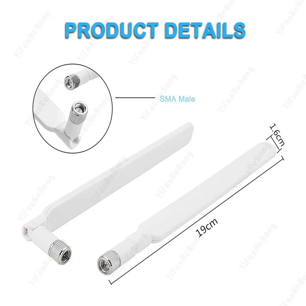 

2pcs/lot 4G Antenna 4G LTE Router External Wifi Antenna for B593 E5186 B315 B310 B880 B890 10dBi SMA Male 700-2700MHz Signal