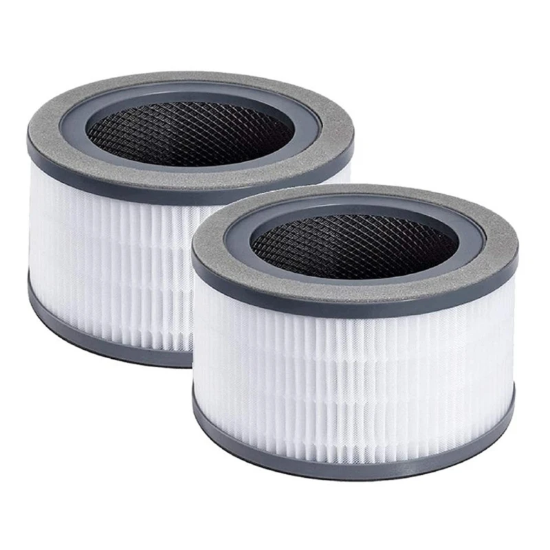 

2 Pack Plastic Air Purifier Filter HEPA Filter Replacement Air Cleaners Filter Replacement Filter for Vista 200/200-RF