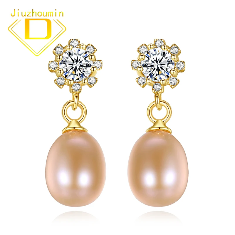 Natural Freshwater Pearl Stud Earrings for Women Soild 925 Sterling Silver Flower Classic Fashion Simple Fine Jewelry Christmas
Natural Freshwater Pearl Stud Earrings for Women Soild 925 Sterling Silver Flower Classic Fashion Simple Fine Jewelry Christmas