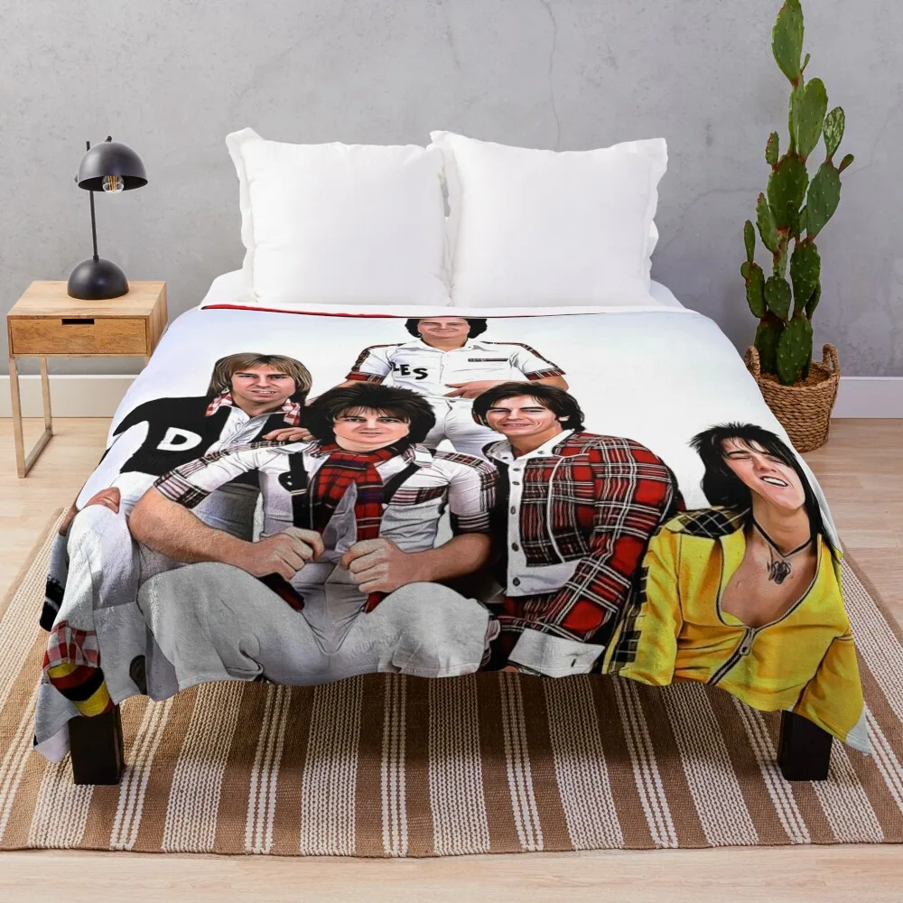 

Bay City Rollers Throw Blanket For Sofa Thin Blanket For Decorative Sofa Winter bed blankets