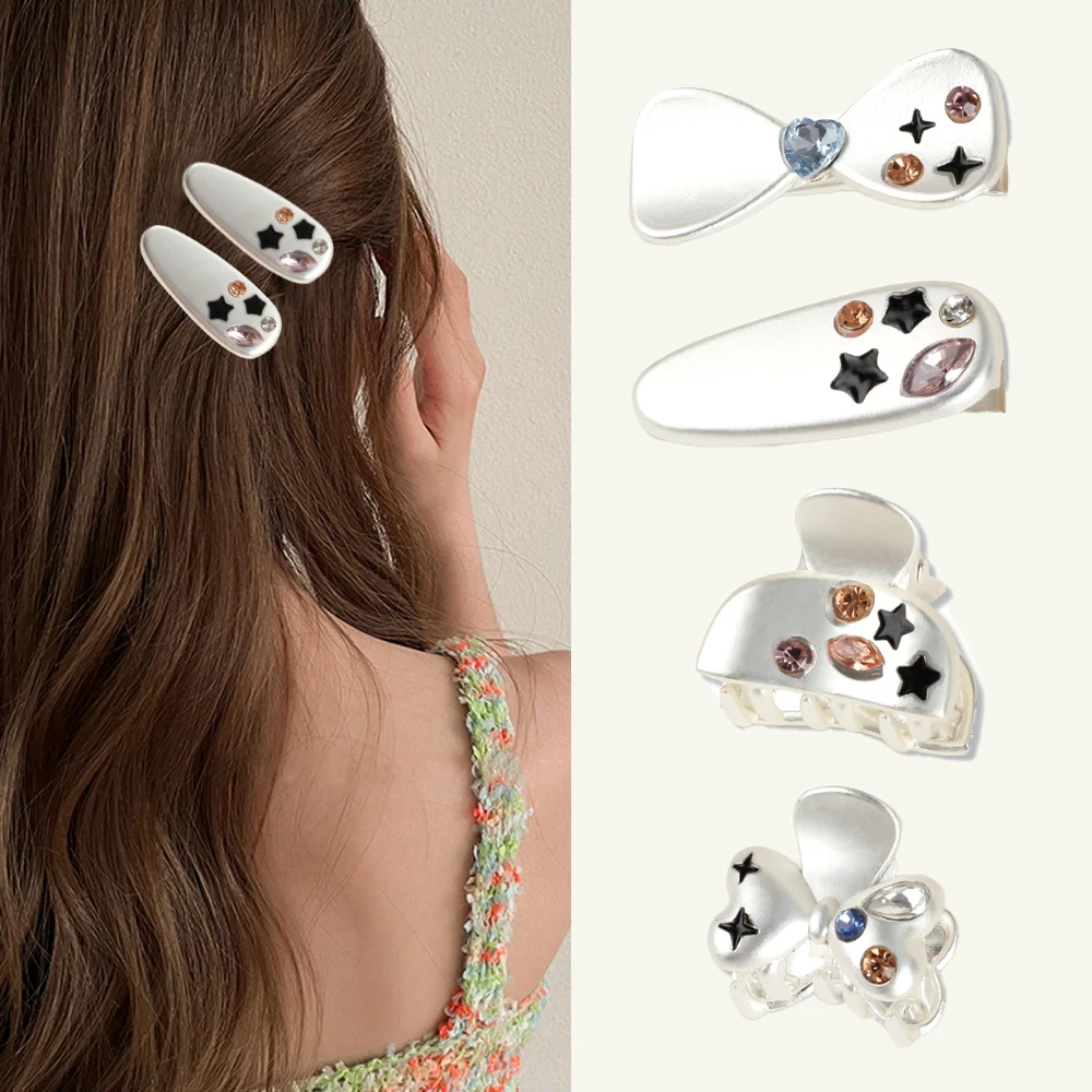 Rhinestone Flower Hair Clip Small Claw Clips with Flower Design Sweet Artificial Rhinestone Clips Decorative Hair Accessories
Rhinestone Flower Hair Clip Small Claw Clips with Flower Design Sweet Artificial Rhinestone Clips Decorative Hair Accessories