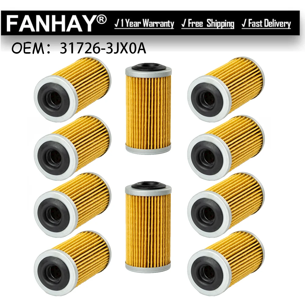 

10PCS Repair Transmission Oil Filter Assy RE0F11A JF015E 31726-3JX0A 31726-28X0A 2921A007 For Nissan For Suzuki For Mitsubishi