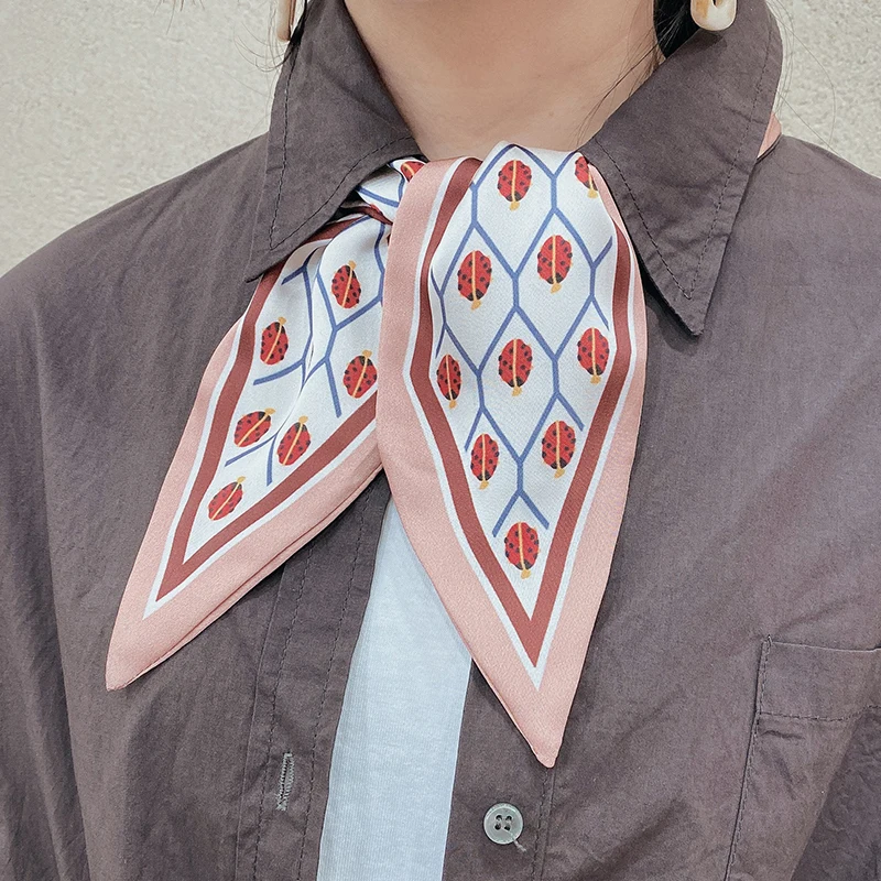 Luna&Dolphin Spring Women Sharp Corner Wide Scarf Novelty Ladybug Printed Chiffon Silky Headbands Bandana Hair Ribbon Bag Tie
Luna&Dolphin Spring Women Sharp Corner Wide Scarf Novelty Ladybug Printed Chiffon Silky Headbands Bandana Hair Ribbon Bag Tie