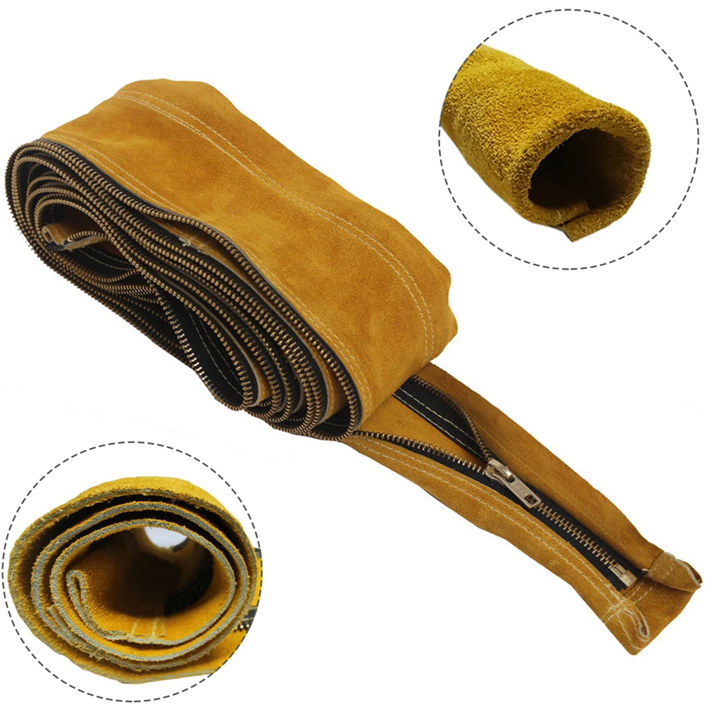 TIG Mig Cowhide Leather Welding Torch 7.5m/25ft Length 10.5cm/4Inches Width Cable Hose Cover Yellow TIG Torch Lead Hose Hot Sale
TIG Mig Cowhide Leather Welding Torch 7.5m/25ft Length 10.5cm/4Inches Width Cable Hose Cover Yellow TIG Torch Lead Hose Hot Sale