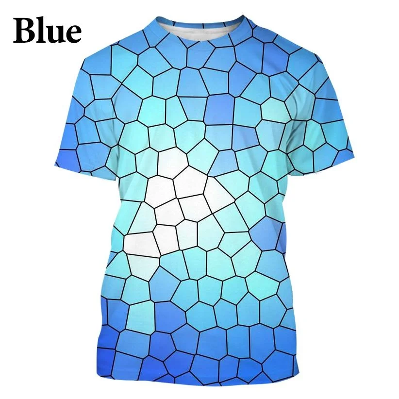 Fashion Personality Texture Short Sleeve 3D Vertigo Printing T Shirt Geometry Street Cool T-shirt Casual Tops
Fashion Personality Texture Short Sleeve 3D Vertigo Printing T Shirt Geometry Street Cool T-shirt Casual Tops