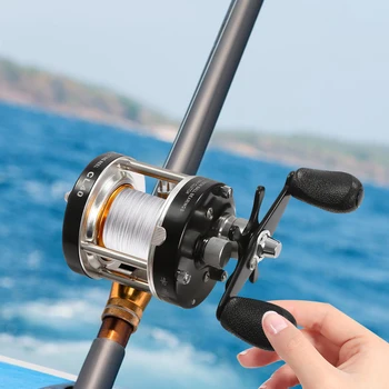 Round Baitcasting Conventional Reel for Catfish