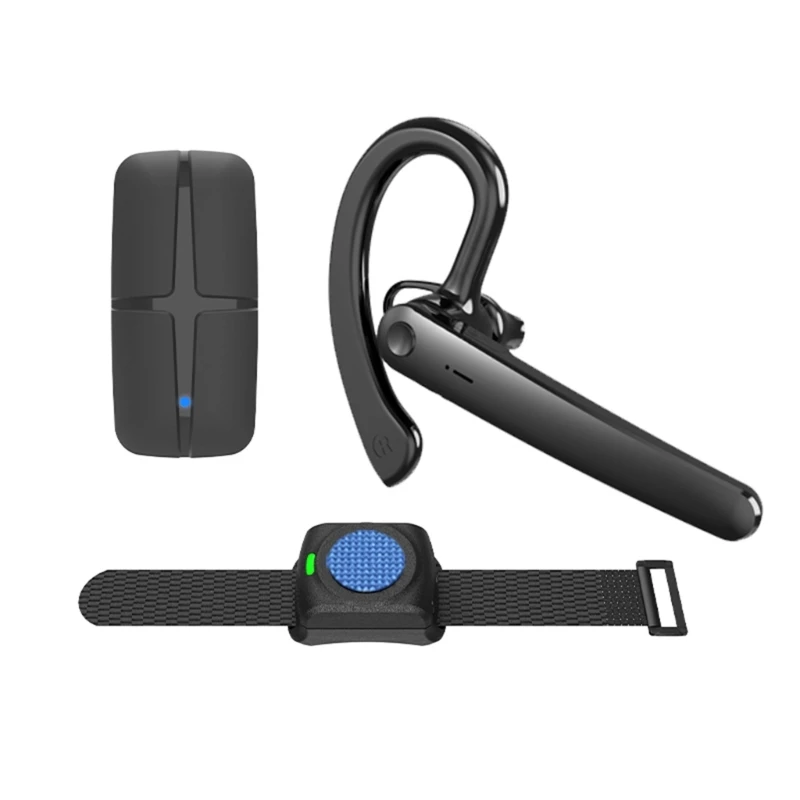 DXAB Wireless Walkie Talkie Communication Set with Earpiece Wearable PTT Stable Frequency Convenient for Outdoor Activities
DXAB Wireless Walkie Talkie Communication Set with Earpiece Wearable PTT Stable Frequency Convenient for Outdoor Activities