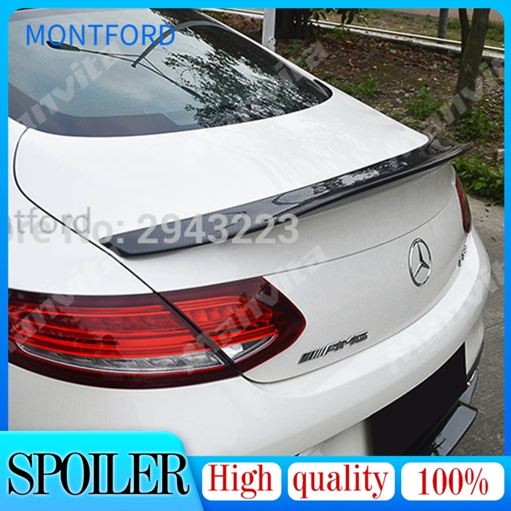 For Mercedes Benz W205 Coupe 2015-2018 C63 AMG C200 C250 C180 C300 C350 Car Carbon Fiber Rear Trunk Boot Lip Roof Spoiler Wing
For Mercedes Benz W205 Coupe 2015-2018 C63 AMG C200 C250 C180 C300 C350 Car Carbon Fiber Rear Trunk Boot Lip Roof Spoiler Wing