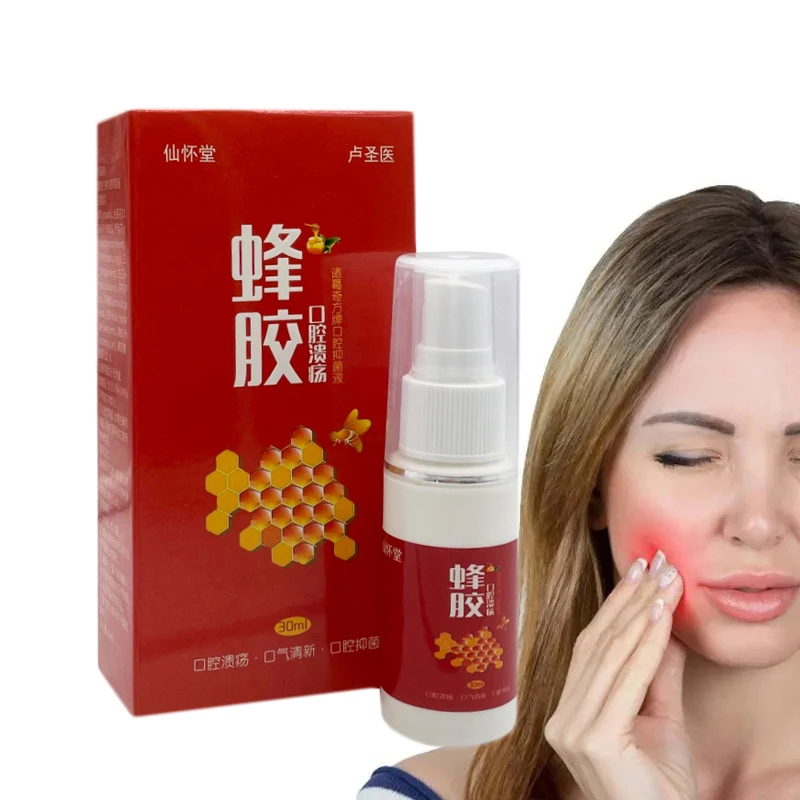 

30ml Propolis Mouth Clean Oral Spray Mouth Treatments Of Oral Ulcer Pharyngitis Halitosis Throat Cool And Fresh Oral Treatments