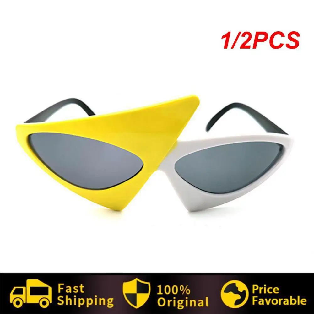 1/2PCS Unisex Fun Sunglasses Durable And Durable Triangular Sunglasses Wear Resistant Comfortable To Wear Pc Material Full Frame
1/2PCS Unisex Fun Sunglasses Durable And Durable Triangular Sunglasses Wear Resistant Comfortable To Wear Pc Material Full Frame