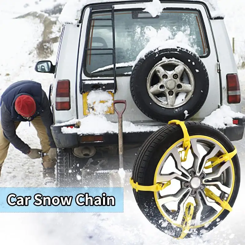 Car Snow Chains Auto High Quality Rubber Snow Chain Anti Skid Anti Slip Chain For Car Van SUVs Automotive Tires Accessories
Car Snow Chains Auto High Quality Rubber Snow Chain Anti Skid Anti Slip Chain For Car Van SUVs Automotive Tires Accessories
