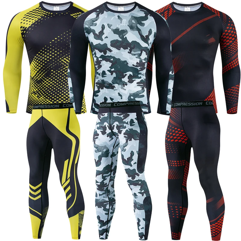 Sports Compression Shirt Men Gym Long Sleeve T-shirts Fitness Quick Dry Training Leggings Tights Spring Autumn Sports Suit
Sports Compression Shirt Men Gym Long Sleeve T-shirts Fitness Quick Dry Training Leggings Tights Spring Autumn Sports Suit