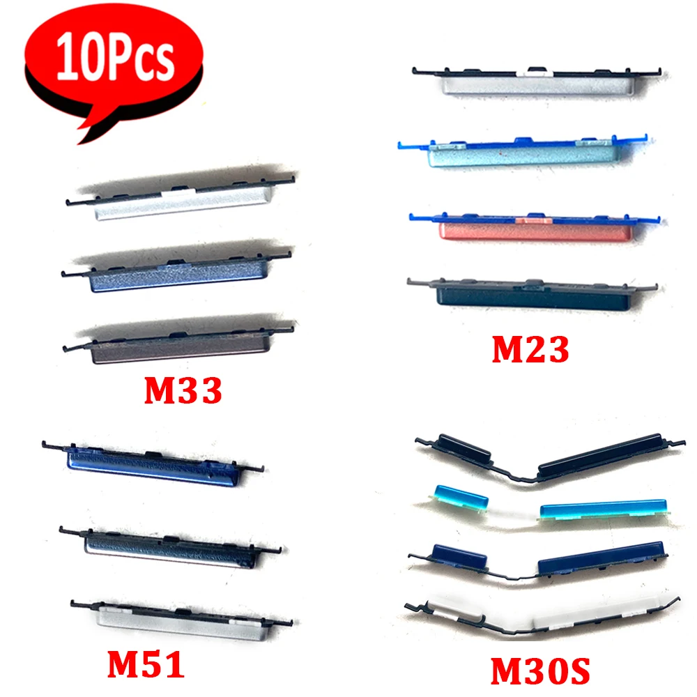 10Pcs,Original NEW Power Button + Volume Side Key Button Replacement Parts For Samsung M23 M30S M33 M51
10Pcs,Original NEW Power Button + Volume Side Key Button Replacement Parts For Samsung M23 M30S M33 M51
