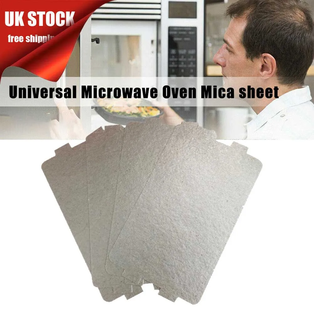 5pcs Microwave Mica Plate Oven Mica Sheet For Kitchen Microwave Oven Toaster Hair Dryer Warmer Accessories 116X65X0.04mm
5pcs Microwave Mica Plate Oven Mica Sheet For Kitchen Microwave Oven Toaster Hair Dryer Warmer Accessories 116X65X0.04mm
