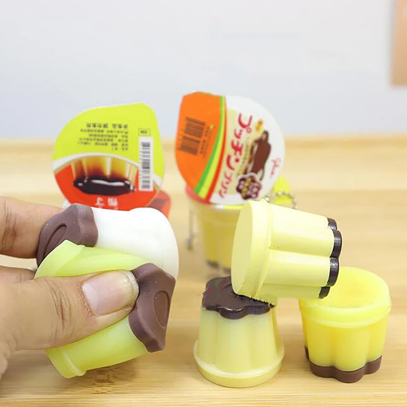 Novelty Pudding Pendant Food Play Reduce Pressure Keychain Fragrance Antistress Fidget Stress Relieving Backpack Decor Kids Toys
Novelty Pudding Pendant Food Play Reduce Pressure Keychain Fragrance Antistress Fidget Stress Relieving Backpack Decor Kids Toys