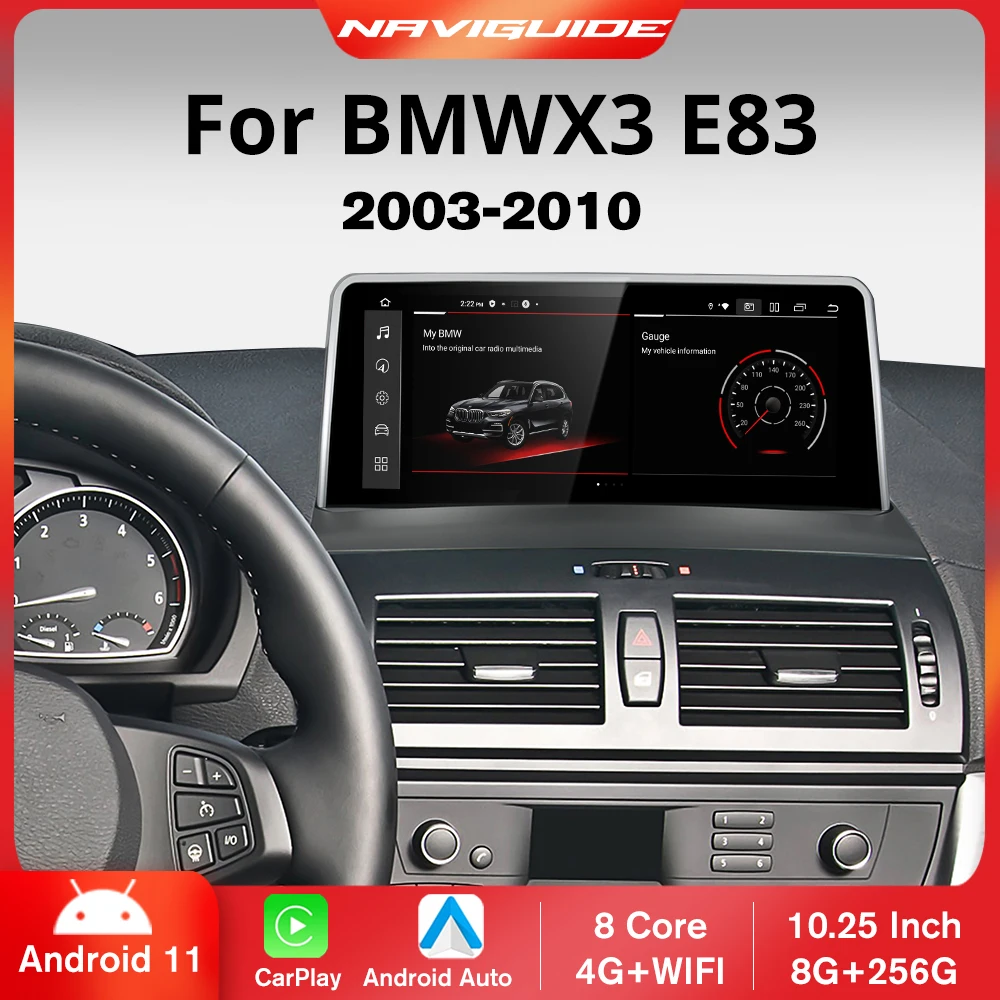 NAVIGUIDE 10.25''Android Car Radio Multimedia Player GPS Navigation For Bmw X3 E83 Wireless Carplay Screen Monitor Head Unit 4G
NAVIGUIDE 10.25''Android Car Radio Multimedia Player GPS Navigation For Bmw X3 E83 Wireless Carplay Screen Monitor Head Unit 4G