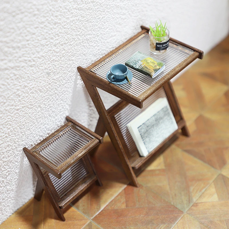 Миниатюрный угловой стол для кукольного домика в масштабе 1:6/1:12, журнальный столик, стеллаж для хранения, модель гостиной, обеденной мебели, игрушка для декора
Миниатюрный угловой стол для кукольного домика в масштабе 1:6/1:12, журнальный столик, стеллаж для хранения, модель гостиной, обеденной мебели, игрушка для декора
