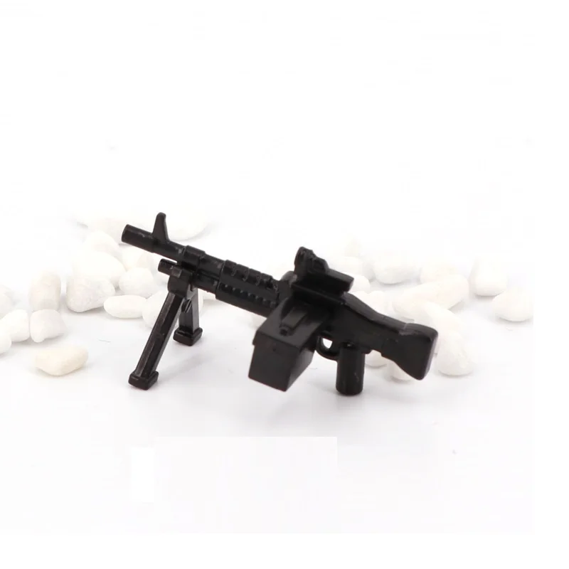5PCS/Set Military Weapon Gun Accessories SWAT Soldier Figure Parts Building Blocks Army MOC Bricks Assemble Model Toys For Gift
5PCS/Set Military Weapon Gun Accessories SWAT Soldier Figure Parts Building Blocks Army MOC Bricks Assemble Model Toys For Gift