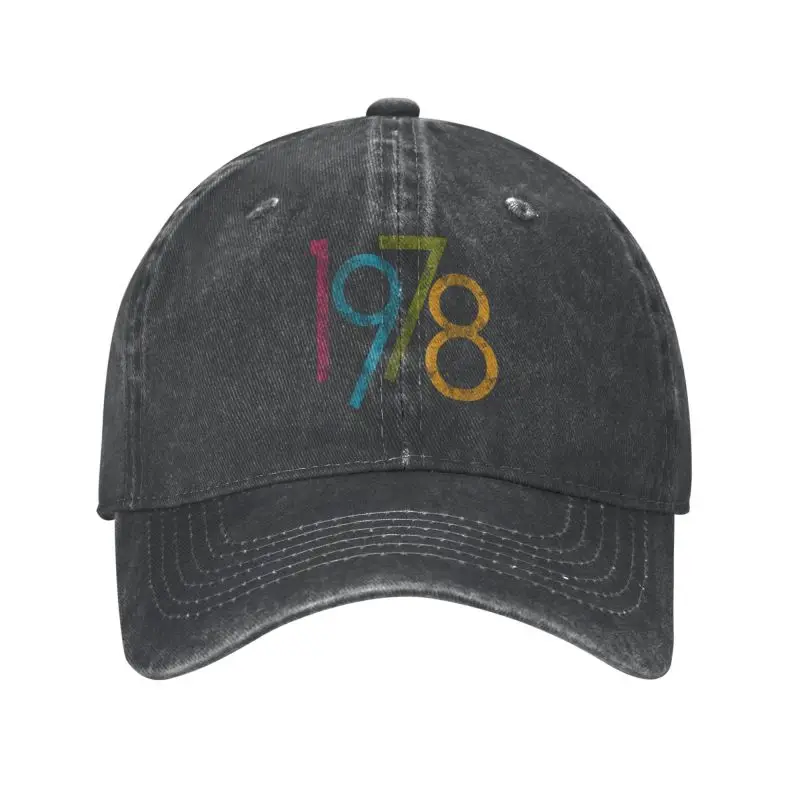 Fashion Unisex Cotton Colorful Vintage Graphic 1978 Baseball Cap Adult 45nd Birthday Gift Adjustable Dad Hat Women Men Sports
Fashion Unisex Cotton Colorful Vintage Graphic 1978 Baseball Cap Adult 45nd Birthday Gift Adjustable Dad Hat Women Men Sports