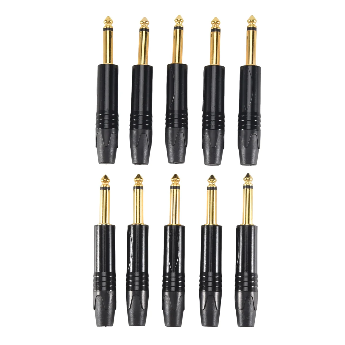 Gold Plating 10Pcs Plug Mono Professional 2 Pole 6.35 Mm 6.5Mm Stereo Jack Plug 6.35Mm
Gold Plating 10Pcs Plug Mono Professional 2 Pole 6.35 Mm 6.5Mm Stereo Jack Plug 6.35Mm