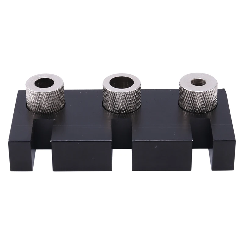 

Positioning Pocket Hole Fixing Kit Round Dowel Drilling Guide Rail Woodworking Positioner Puncher DIY Tool 6/8/10Mm