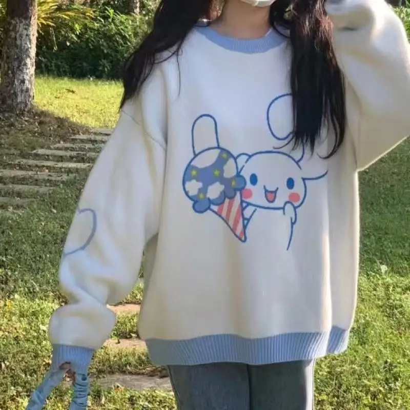 Christmas Cinnamoroll My Melody Sweater Scarf Suit Anime Figure Sweater Tops Sweet Girl Student Harajuku Trend Fashion Loose
Christmas Cinnamoroll My Melody Sweater Scarf Suit Anime Figure Sweater Tops Sweet Girl Student Harajuku Trend Fashion Loose