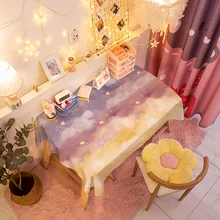 Dream Sky Printing Table Cloth Rectangular Waterproof Tablecloths Party Decoration Dining Table Cover Coffee Table Mantel Mesa Dream Sky Printing Table Cloth Rectangular Waterproof Tablecloths Party Decoration Dining Table Cover Coffee Table Mantel Mesa
