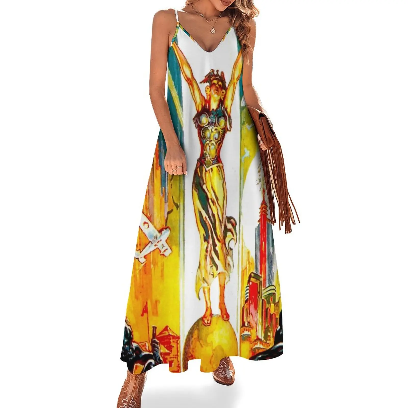 CHICAGO WORLD FAIR : Vintage 1933 Advertising Print Sleeveless Dress Dress for girls Dress vintage Women's summer dresses
CHICAGO WORLD FAIR : Vintage 1933 Advertising Print Sleeveless Dress Dress for girls Dress vintage Women's summer dresses