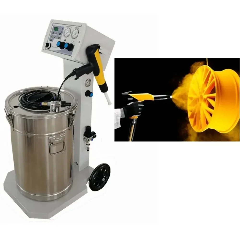 Industrial Powder Spray Gun Intelligent Electrostatic Powder Coating Machine For Spraying Paint Metal
Industrial Powder Spray Gun Intelligent Electrostatic Powder Coating Machine For Spraying Paint Metal
