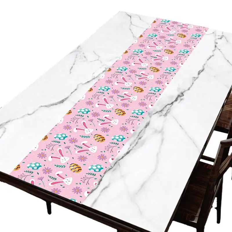Easter Bunny Tablecloth 71x14in Pink Bunny Egg Table Cover Bunny Holiday Outdoor Picnic Party Dinner Table Decoration Easter Egg
Easter Bunny Tablecloth 71x14in Pink Bunny Egg Table Cover Bunny Holiday Outdoor Picnic Party Dinner Table Decoration Easter Egg
