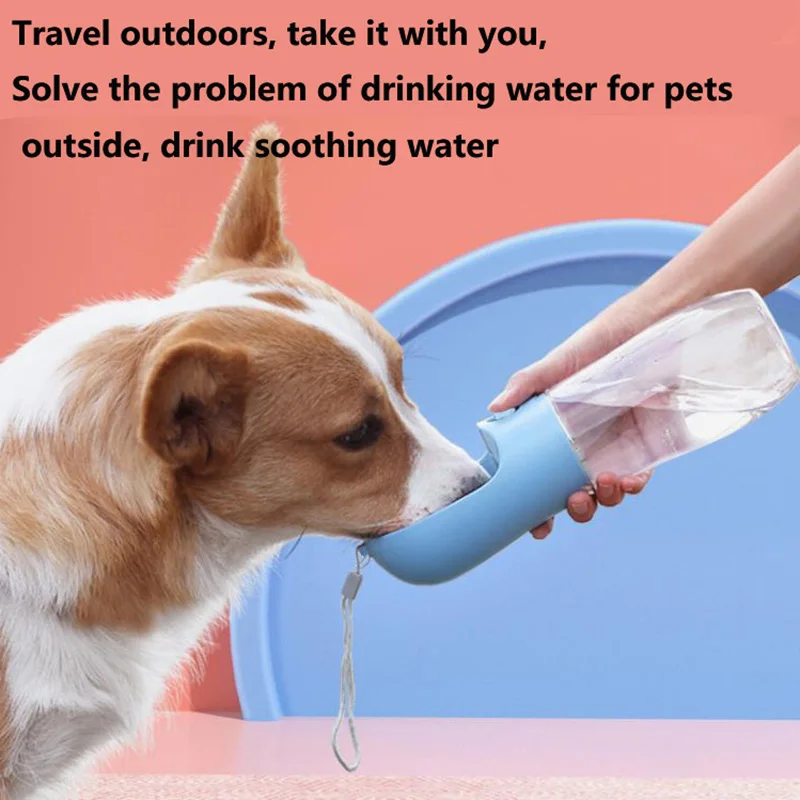 

Уличная чашка для воды для домашних животных, легкая портативная питьевая вода, гладкая вода, можно питать одной рукой, полностью съемная конструкция, больше очистки