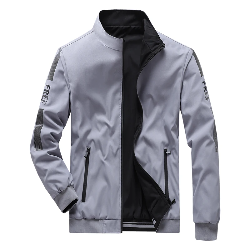 Men's New Jacket Stand Collar Casual Jacket Men's Youth Reversible Long Sleeve Top Large Size Clothing M-5XL
Men's New Jacket Stand Collar Casual Jacket Men's Youth Reversible Long Sleeve Top Large Size Clothing M-5XL