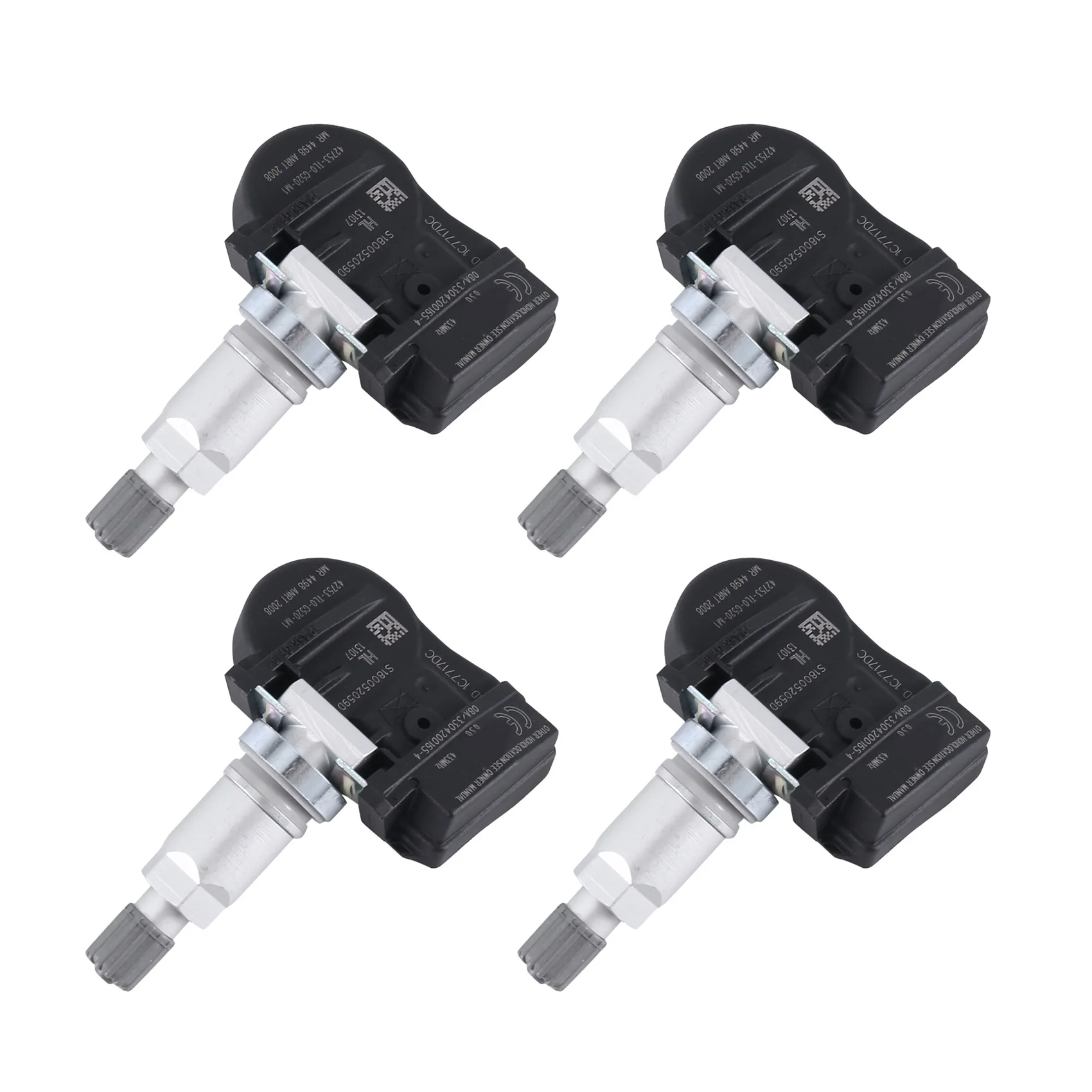 

Set of 4 Tire Pressure Sensor TPMS 42753-TL0-G520 for HONDA ACCORD 2014-2020 42753TL0G520