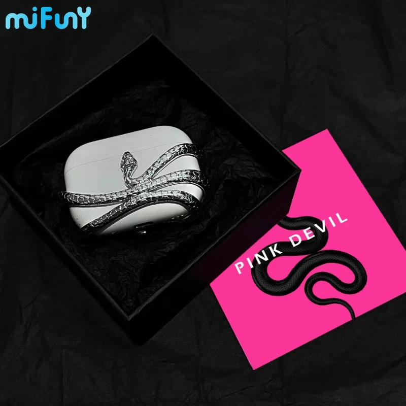 Snake Airpods Case Original Medusa Decoration Personality Wireless Earphone Cover Airpod Pro2 Capa Accessory Y2K Girlfriend Gift
Snake Airpods Case Original Medusa Decoration Personality Wireless Earphone Cover Airpod Pro2 Capa Accessory Y2K Girlfriend Gift