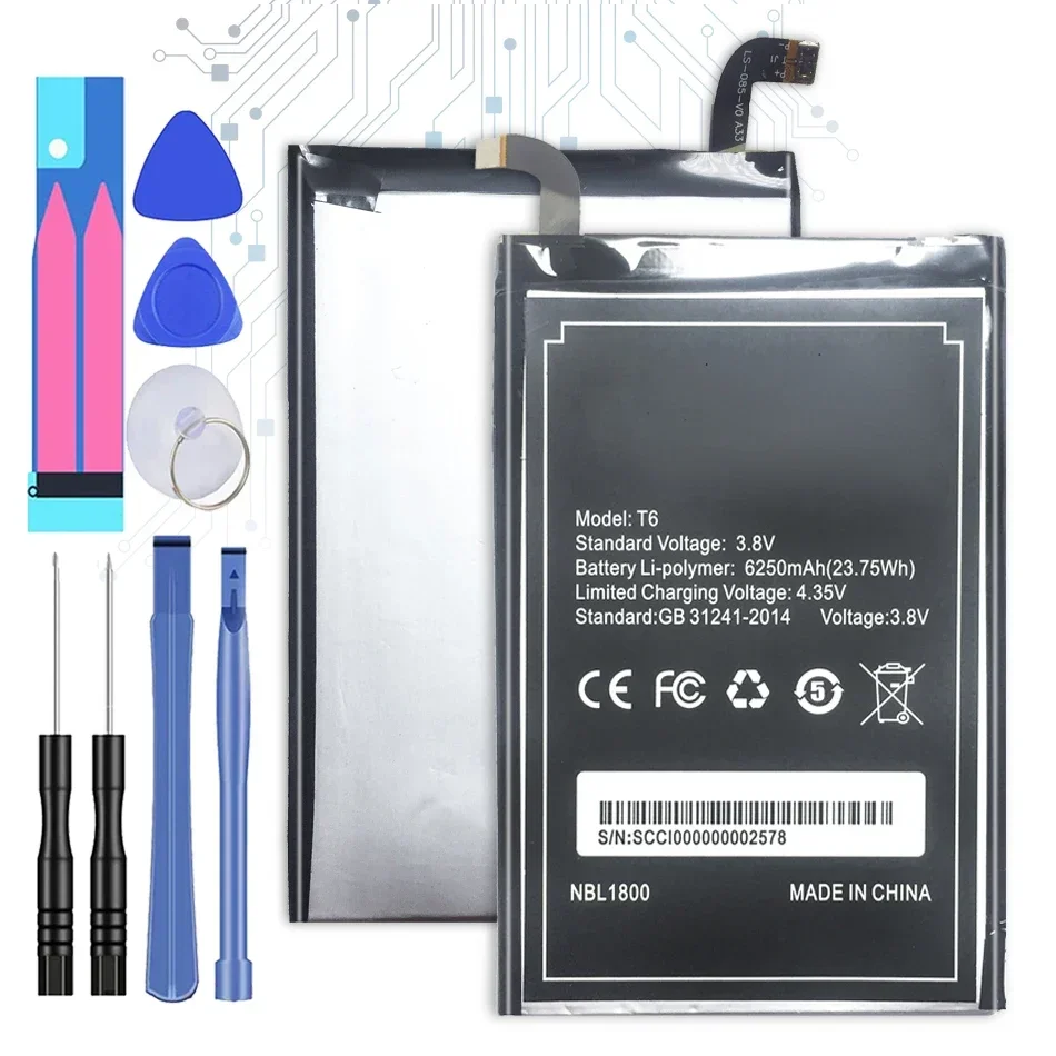 T 6 6250 мАч аккумулятор Для DOOGEE T6 PRO T6PRO T 6 PRO/для Homtom HT6 6250 мАч батарея + Бесплатные инструменты
T 6 6250 мАч аккумулятор Для DOOGEE T6 PRO T6PRO T 6 PRO/для Homtom HT6 6250 мАч батарея + Бесплатные инструменты