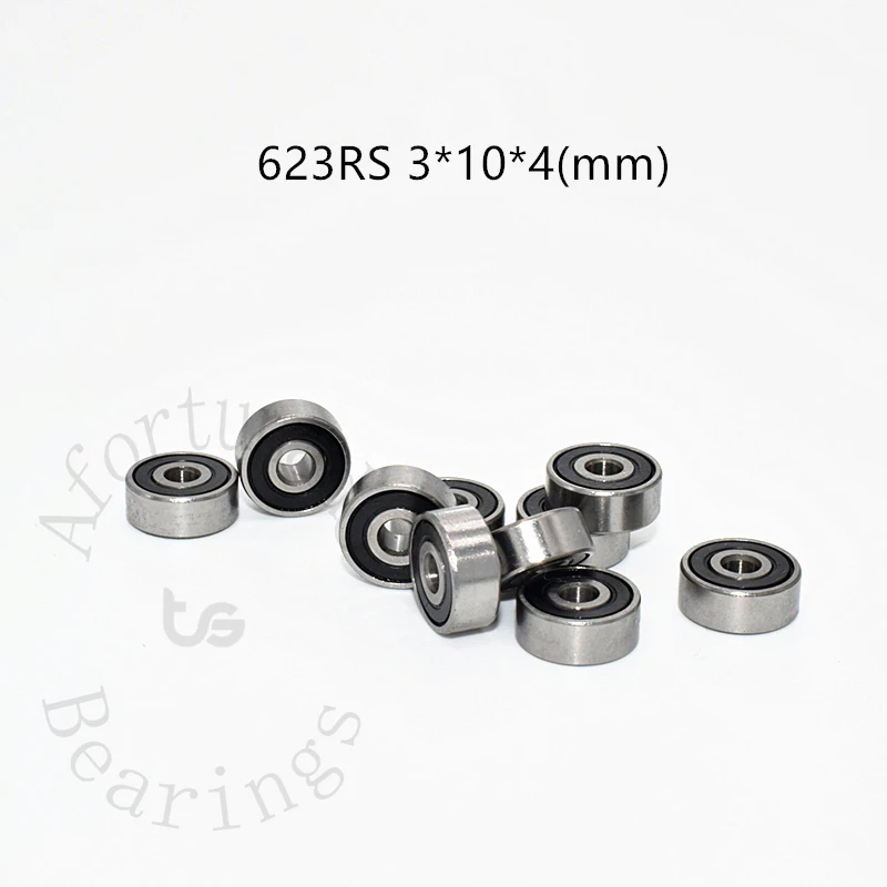 Bearing 10 Pieces 623RS 3*10*4(mm) free shipping chrome steel rubber Sealed High speed Mechanical equipment parts
Bearing 10 Pieces 623RS 3*10*4(mm) free shipping chrome steel rubber Sealed High speed Mechanical equipment parts
