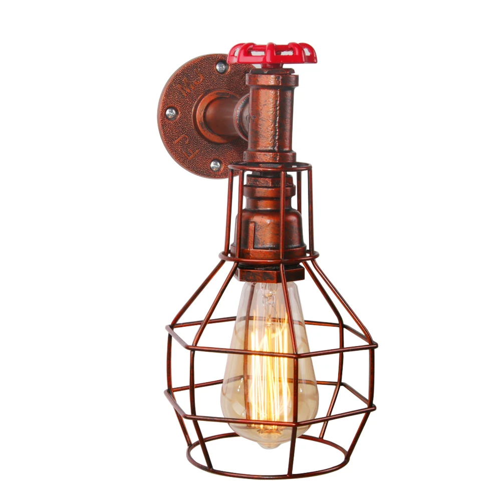 Vintage Retro Wall Lamp Industrial Led E27 Indoor Water Pipe Lighting Bedroom Bedside Light Sconce Home Decor Loft Living Room
Vintage Retro Wall Lamp Industrial Led E27 Indoor Water Pipe Lighting Bedroom Bedside Light Sconce Home Decor Loft Living Room