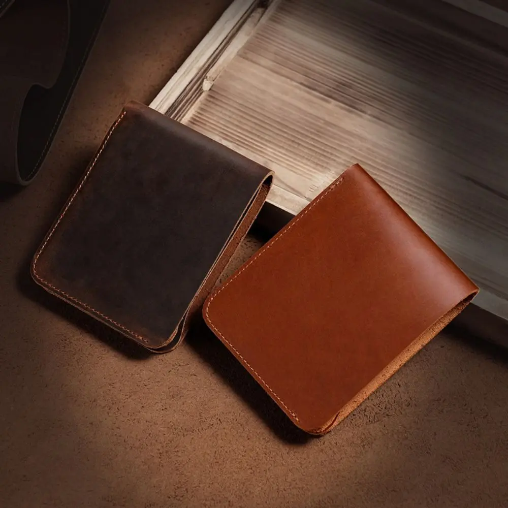 Genuine Leather Men Purses Ultrathin Brown Slim Money Pocket 6 Card Slots Vintage Credit Card Holder Female/Male
Genuine Leather Men Purses Ultrathin Brown Slim Money Pocket 6 Card Slots Vintage Credit Card Holder Female/Male