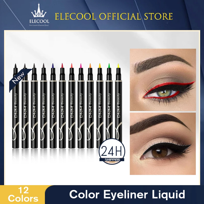 12 Colors Matte Liquid Eyeliner Pencil Portable Waterproof Colorful Cosmetics Long-lasting Quick Drying Eyeliner Pen Makeup
12 Colors Matte Liquid Eyeliner Pencil Portable Waterproof Colorful Cosmetics Long-lasting Quick Drying Eyeliner Pen Makeup