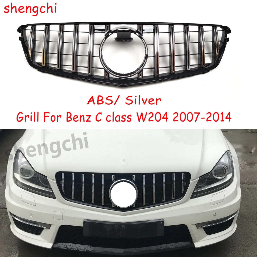 W204 GT стиль ABS Серебряный передний бампер Гриль для Mercedes Benz C Class W204 Седан/купе C200 C250 C300 C350 грили 2007-2014
W204 GT стиль ABS Серебряный передний бампер Гриль для Mercedes Benz C Class W204 Седан/купе C200 C250 C300 C350 грили 2007-2014