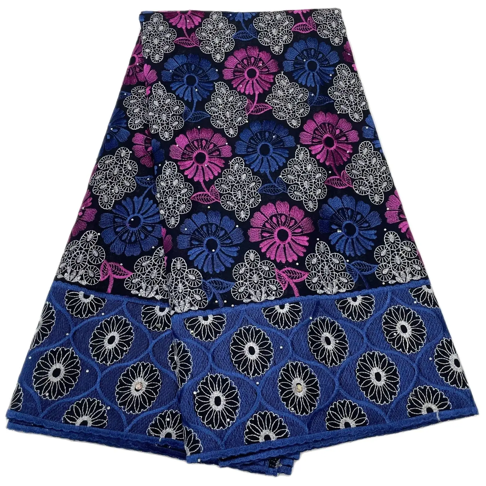 African Lace Fabric with Flower Embroidery, Soft Cotton Lace, French Swiss Voile Lace, Nigerian Fabric, 5 Yards
African Lace Fabric with Flower Embroidery, Soft Cotton Lace, French Swiss Voile Lace, Nigerian Fabric, 5 Yards