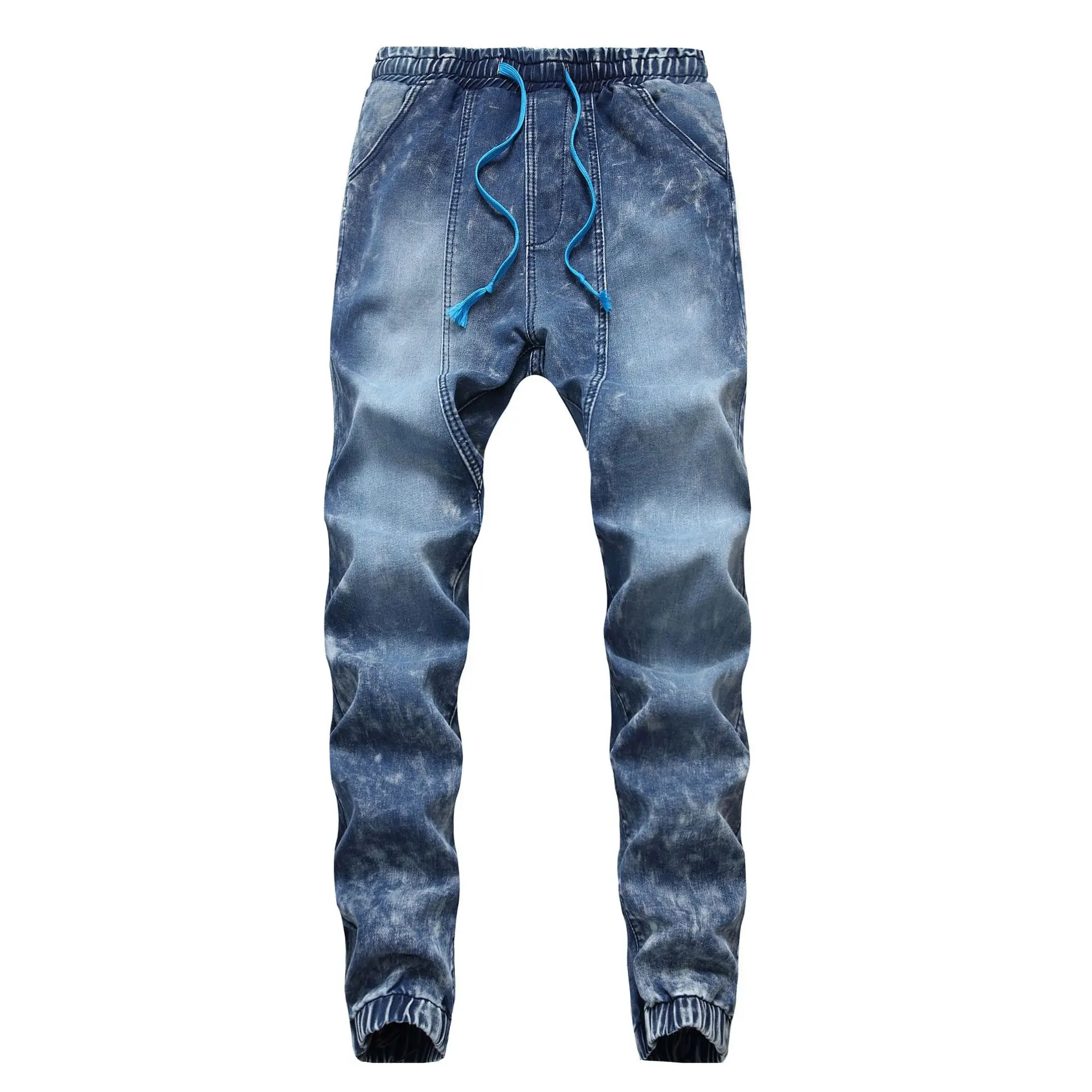 Men's High Stretch Elastic Waist Skinny Jeans Male Blue Washed Pencil Denim Pants Youth Casual Cowboys Trousers Jogger Pants
Men's High Stretch Elastic Waist Skinny Jeans Male Blue Washed Pencil Denim Pants Youth Casual Cowboys Trousers Jogger Pants
