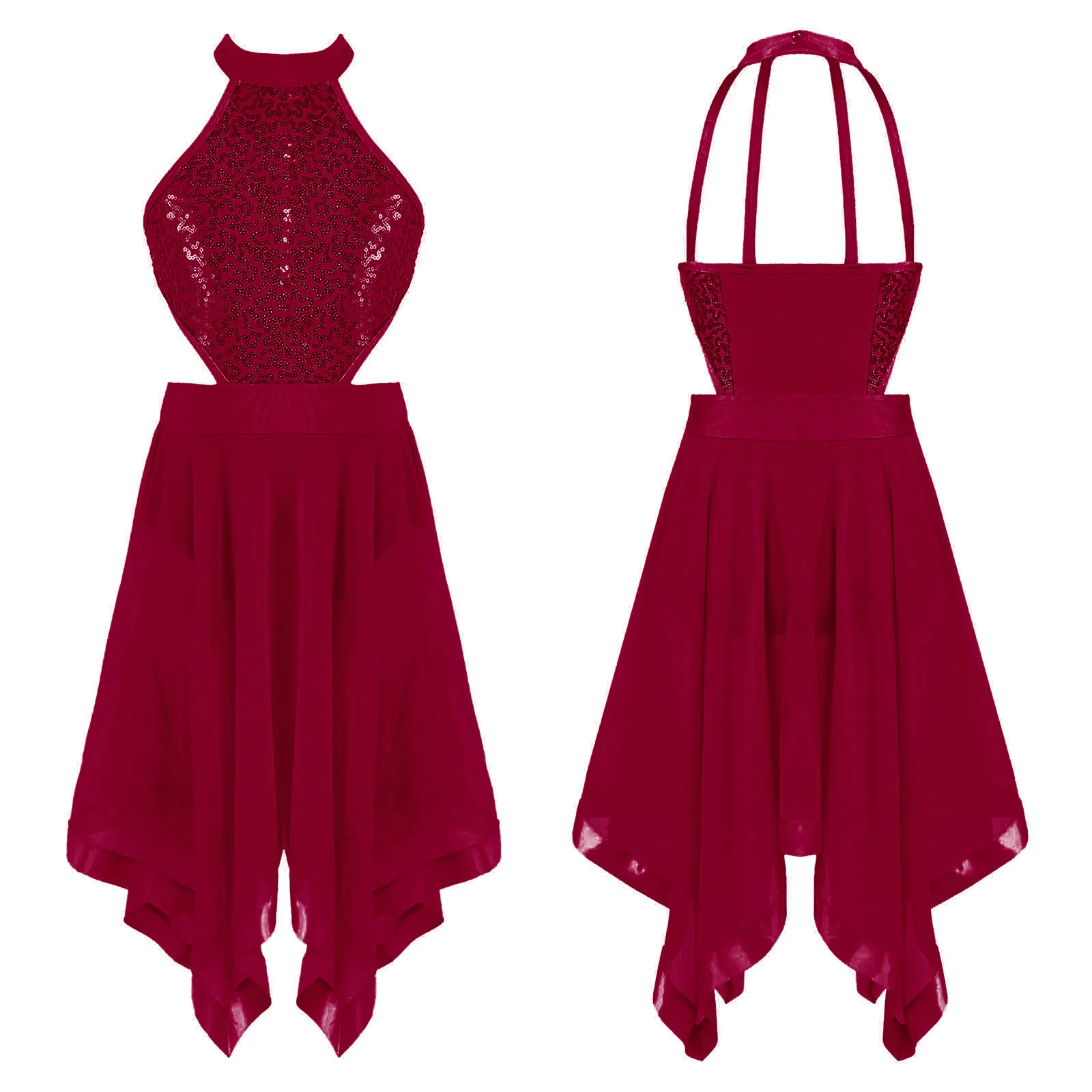 Ballet Ballroom Dance Clothing for Girls Dresses Costumes for Figure Skating Sleeveless Round Collar Sequins Decor Dance Dress
Ballet Ballroom Dance Clothing for Girls Dresses Costumes for Figure Skating Sleeveless Round Collar Sequins Decor Dance Dress