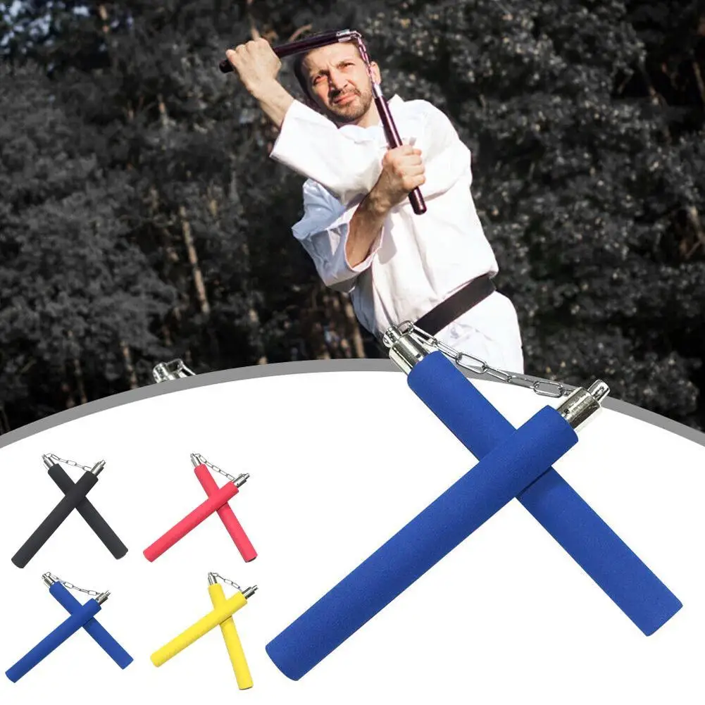 Sponge Nunchakus Training Comfortable Grip Martial Arts For Kids Adults Beginner Taekwondo Practice Double Stick Safety Foam Toy
Sponge Nunchakus Training Comfortable Grip Martial Arts For Kids Adults Beginner Taekwondo Practice Double Stick Safety Foam Toy
