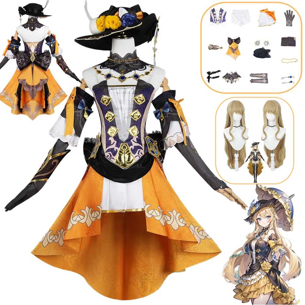 Navia Cosplay Costume Navia Hat Top Skirt Shorts Headwear Outfits Halloween Christmas Costumes for Women Girls
Navia Cosplay Costume Navia Hat Top Skirt Shorts Headwear Outfits Halloween Christmas Costumes for Women Girls