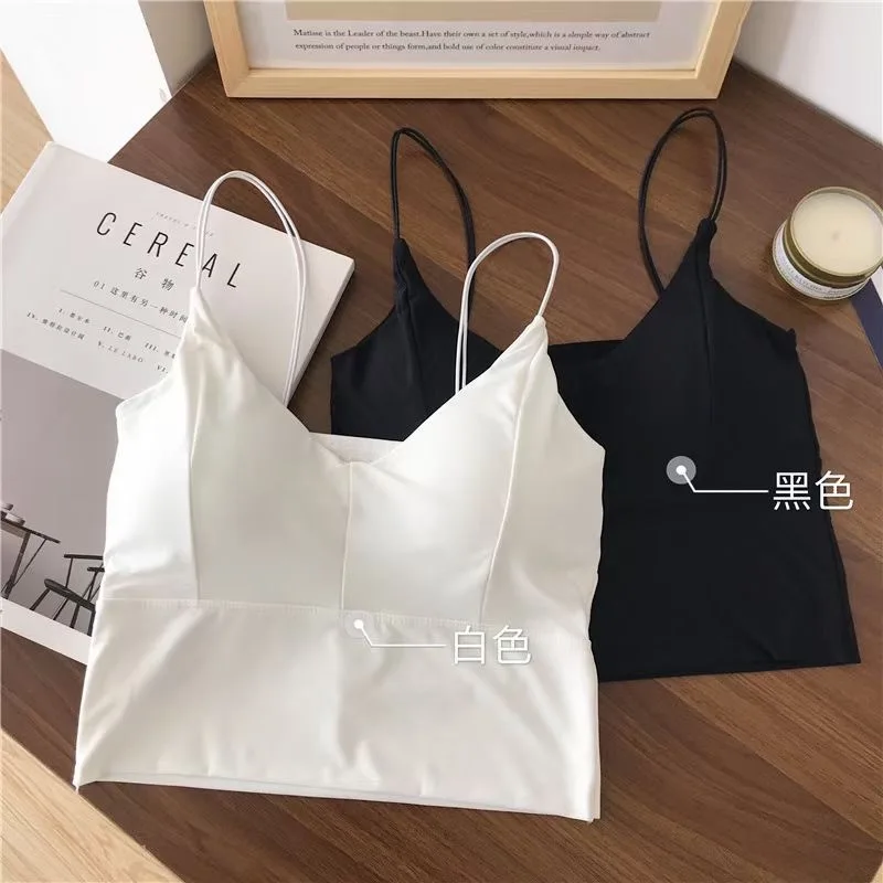 Sexy Ice Silk Crop Tank Tops for Women Built-in Bra Sport Vest Summer Commute Camis Tube Female Sleeveless Cropped Camisole
Sexy Ice Silk Crop Tank Tops for Women Built-in Bra Sport Vest Summer Commute Camis Tube Female Sleeveless Cropped Camisole