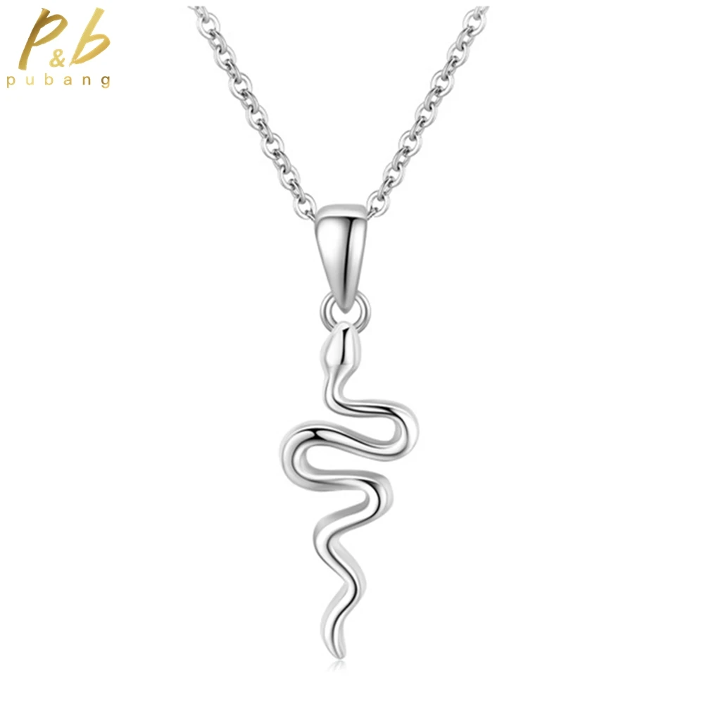 PuBang Fine Jewelry Real 925 Sterling Silver High Carbon Diamond Snake Pendant Necklace for Women Anniversary Gift Free Shipping
PuBang Fine Jewelry Real 925 Sterling Silver High Carbon Diamond Snake Pendant Necklace for Women Anniversary Gift Free Shipping