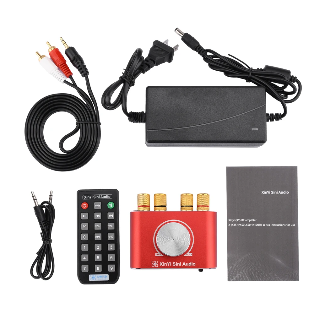 15W+15W Digital Audio Amplifier X15H HiFi Sound Amplifier Receiver Bluetooth-compatible 5.1 Car Mini Home Theater Sound System
15W+15W Digital Audio Amplifier X15H HiFi Sound Amplifier Receiver Bluetooth-compatible 5.1 Car Mini Home Theater Sound System