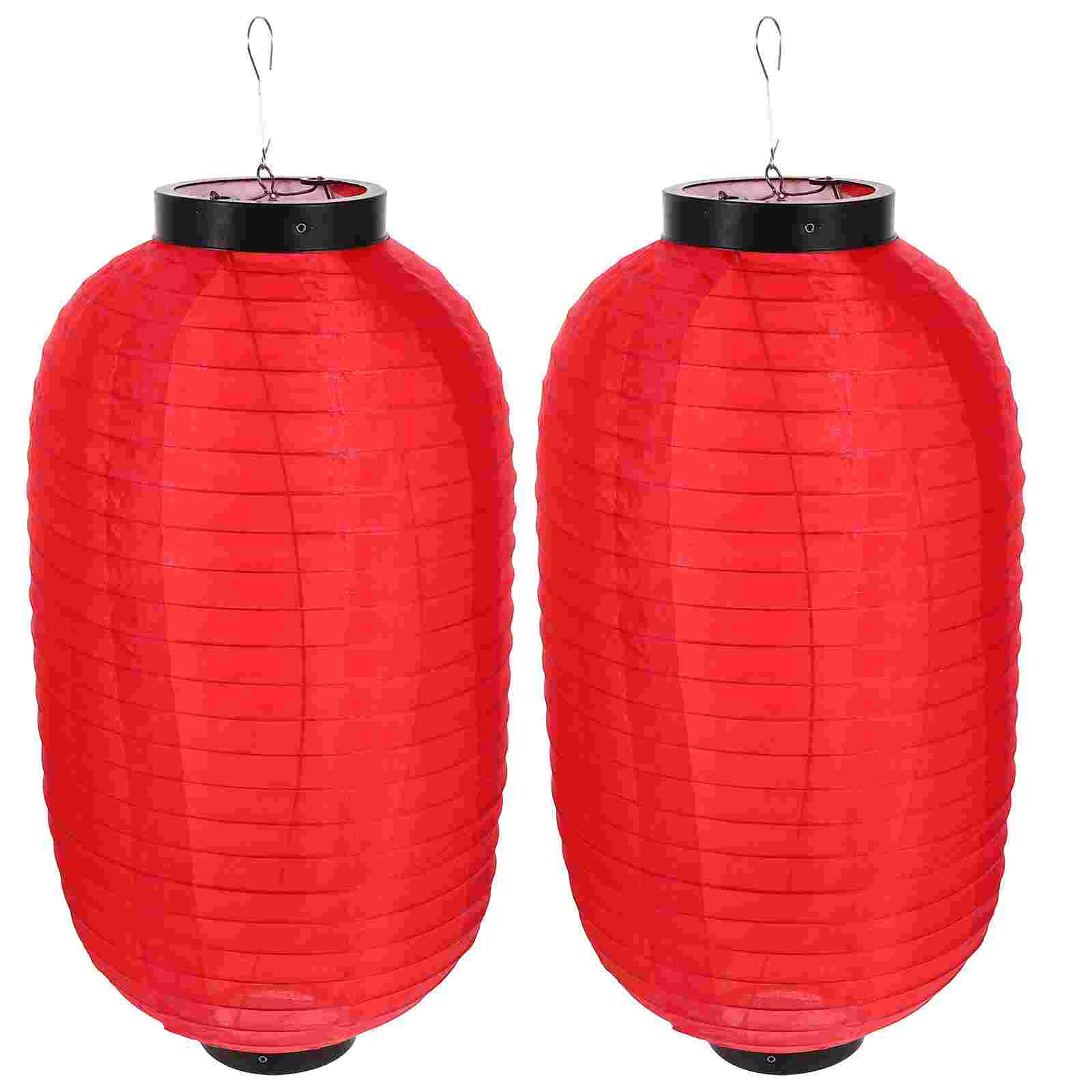 

Фонари японские подвесные бумажные шелковые китайские уличные лампы стильное украшение водонепроницаемые украшения для бара суши Красные Белые